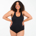 Menštruačné plavky WUKA Period Swimsuit Light/Medium Flow Black