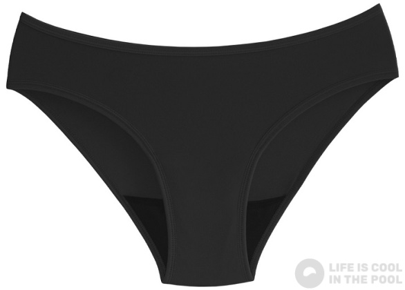 Menštruačné plavky WUKA Swim Bikini Brief Light Flow Black