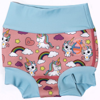 Dojčenské plavky AquaKiddo Swim Nappy Unicorn