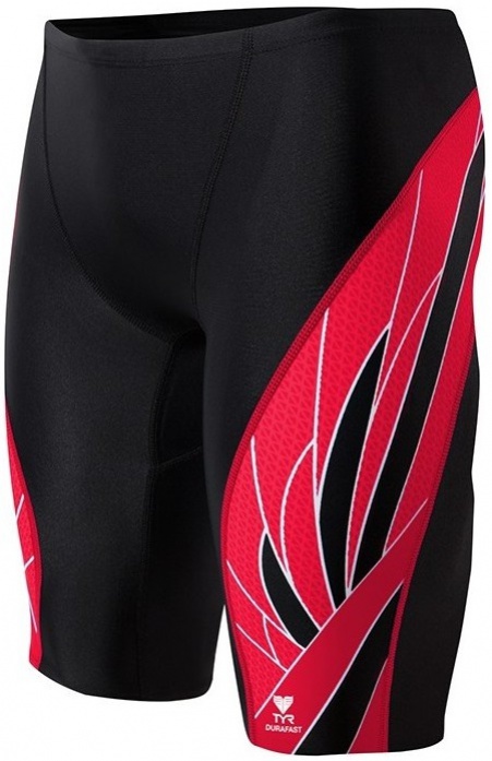 Pánske plavky tyr phoenix jammer black/red 22