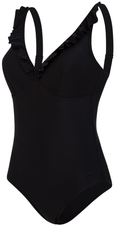 Dámske plavky speedo ruffle 1 piece black 32