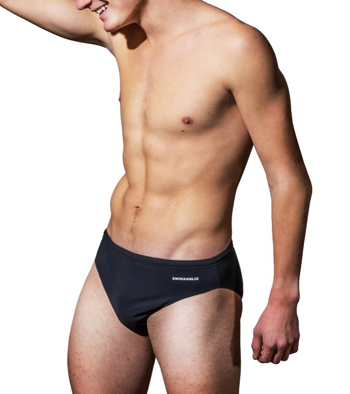 Swimaholic brief black/grey 32