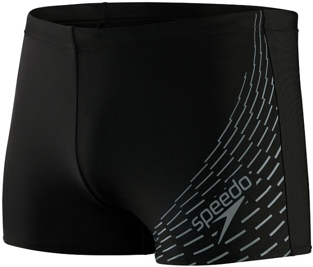 Speedo medley logo aquashort black/ardesia s - uk32