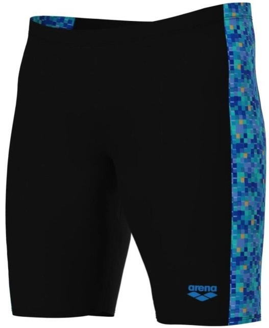 Arena pooltiles swim jammer black/blue multi l - uk36