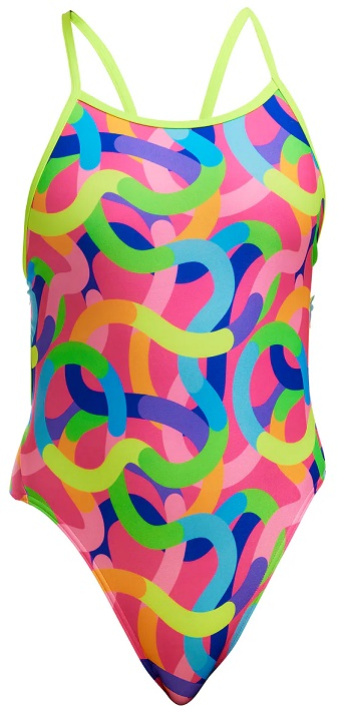 Funkita curly wurly single strap one piece girls 164cm