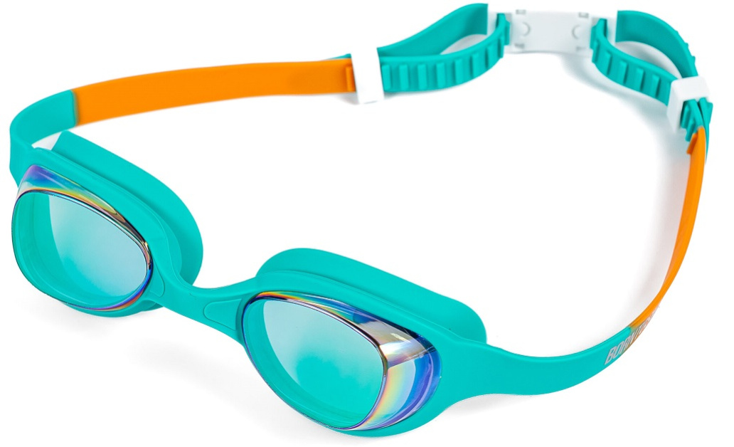 Borntoswim mirror junior goggles tyrkysová