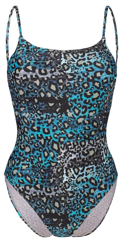 Arena water print swimsuit animalier l - uk36