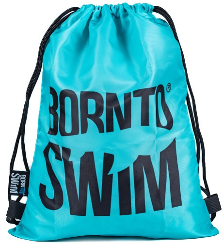 Plavecký batôžok borntoswim swimbag tyrkysová