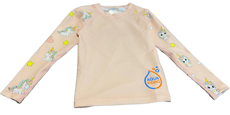 Aquakiddo uv protection shirt unicorns 4-6