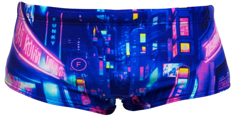 Funky trunks cyber city sidewinder trunks l - uk36