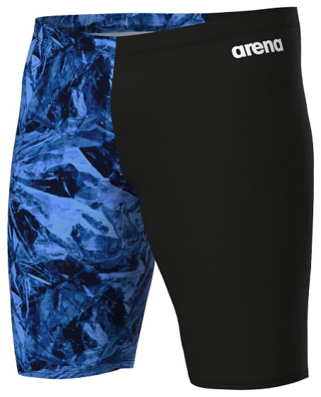 Arena performance team crackle swim jammer black/blue multi l - uk36