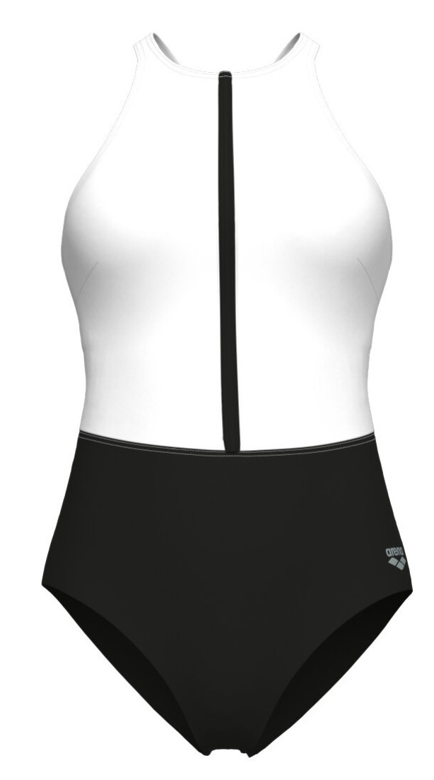 Arena shapewear silvia cross back c cup black/white m - uk34