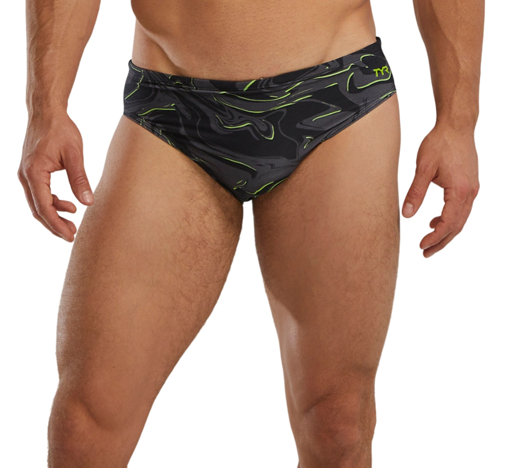 Tyr galaxy brief black/lime 3xs - uk26