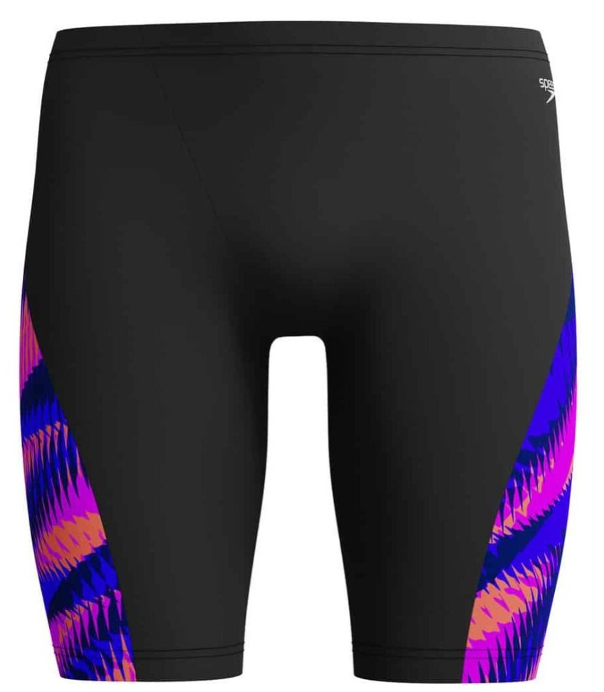 Speedo digi v-cut jammer black/purple s - uk32