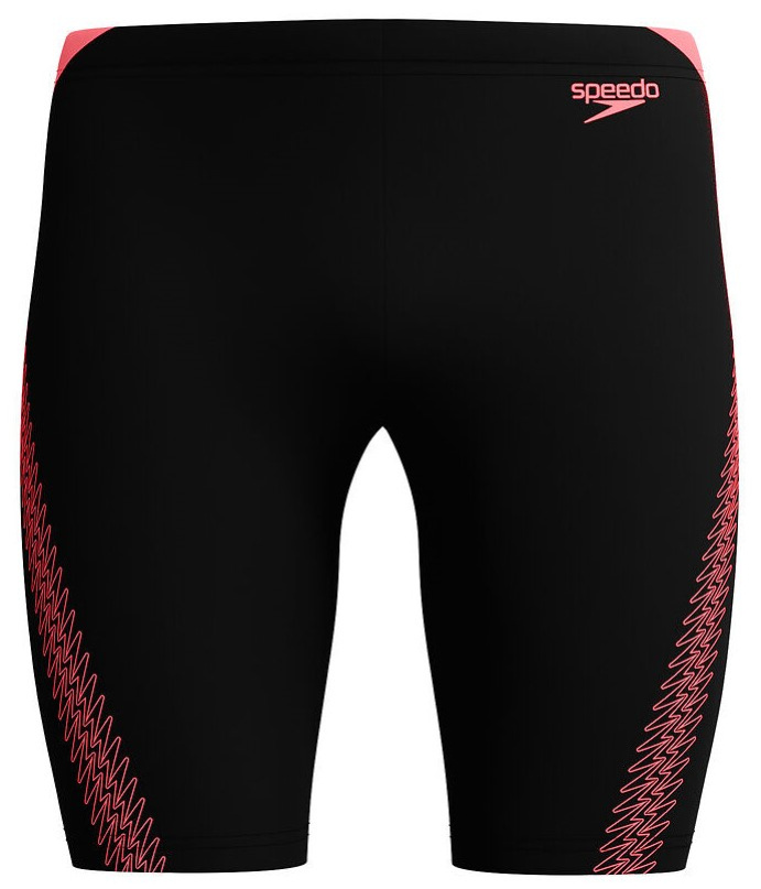 Speedo hyperboom splice jammer black/coral sands xxs - uk28